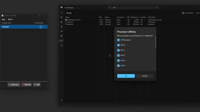 Auto Process Affinity (Demo) смотреть онлайн