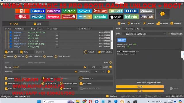 REDMAGIC 8S PRO BOOTLOADER UNLOCK + ROOT BY @K_FIST WWW.AUTHFLASH.LIVE CHECK DESCRIPTION смотреть онлайн