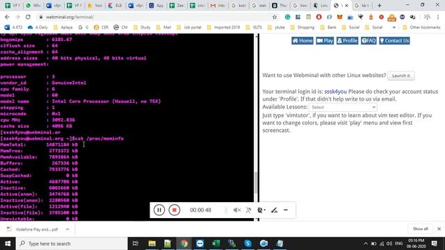 Linux/unix cpu/RAM hardware information смотреть онлайн