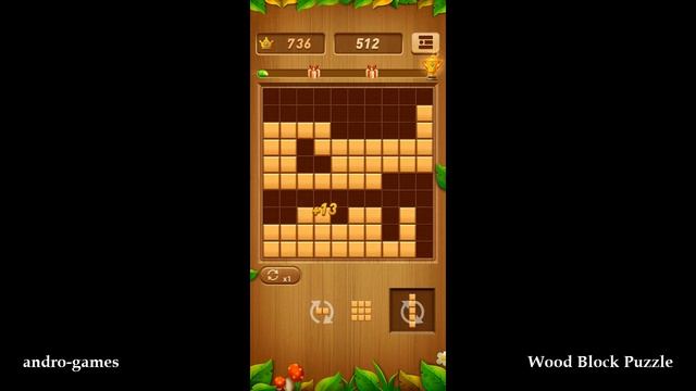 Wood Block Puzzle (by Beetles Games Studio) - free block puzzle game for Android and iOS - gameplay смотреть онлайн