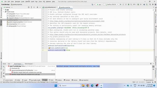 Manifest Merger failed with multiple errors in Android Studio | Problem Solved смотреть онлайн