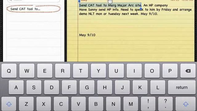 Apple iPad Edit Text смотреть онлайн
