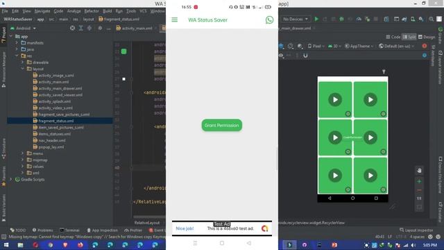 WhatsApp Status Saver App Source Code Android 11| Android Studio | Android 11 Support Story Saver смотреть онлайн