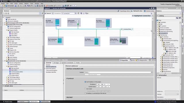 21 - The TIA Portal - Data communication (English) смотреть онлайн
