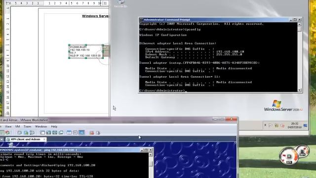 Setting up Windows 2008 Network LoadBalancing with vSphere part 1 of 2 смотреть онлайн