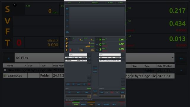 Vertical linuxcnc qtpyvcp UI for cnc lathe. смотреть онлайн