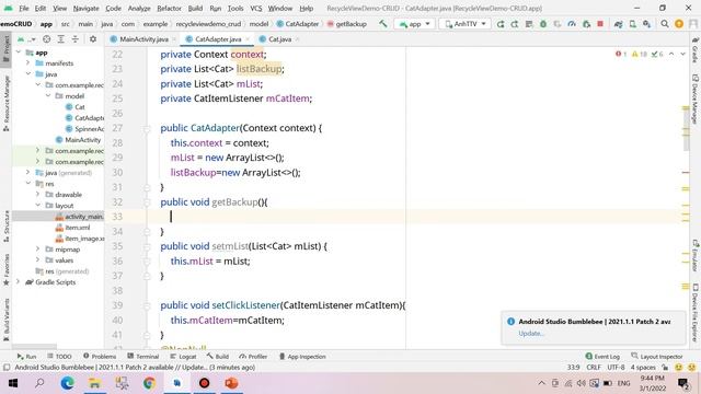 Bài 6.4: CRUD trong RecycleView - AlertDialog và SearchView # CRUD #RecycleView смотреть онлайн