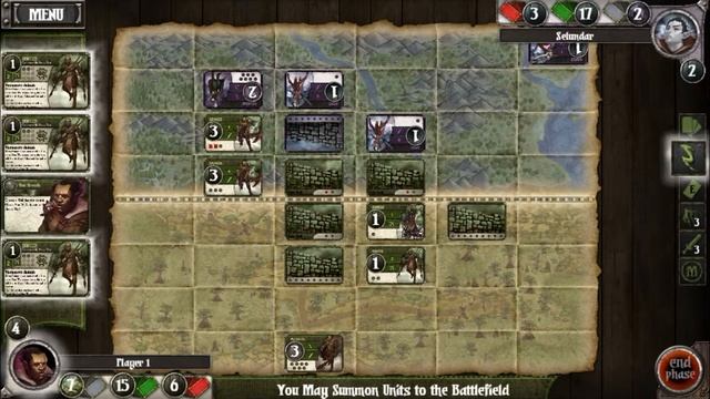Summoner Wars On IOS - Swamp Orcs Vs. Shadow Elves (Mugglug Vs. Selundar)
