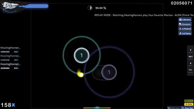 osu! Your Favorite Martian - Alien [Extra Terrestrial] смотреть онлайн