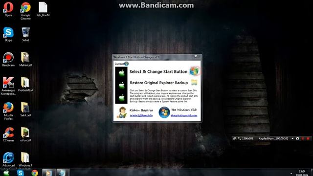 Windows 7 StarT ButtoN CHanGeR смотреть онлайн