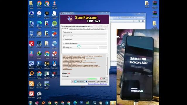 Samsung A02 Frp Bypass SamFw FRP Tool