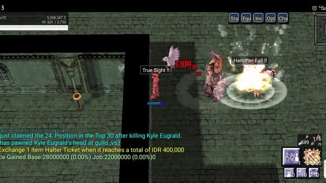 Poor Sniper Auto Blitz/Blitzer + Crit Vs Anubis - Ragnarok Online смотреть онлайн