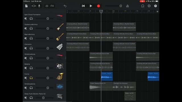GarageBand en IPad iphone Libreria gratuita nueva: Cory Wong #productormusical #beatmaker смотреть онлайн
