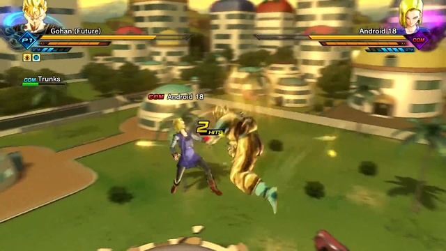 Dragon Ball Xenoverse 2 - Future Gohan & Xeno Trunks vs Android 17 & 18 Secret Ending (PS4 1080p) смотреть онлайн