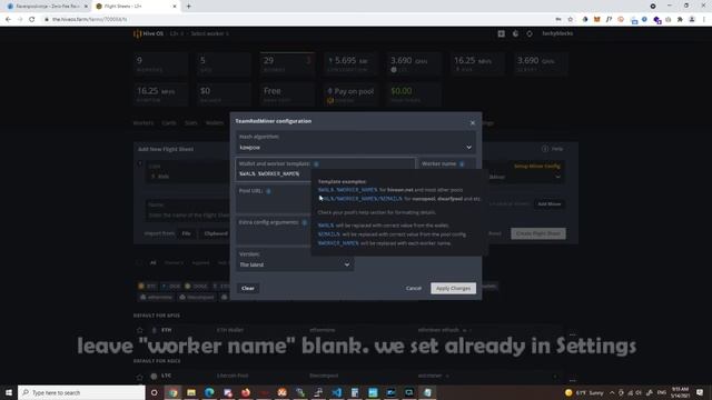 HiveOS Configuration Guide For Mining Ravencoin On Ravenpool.ninja