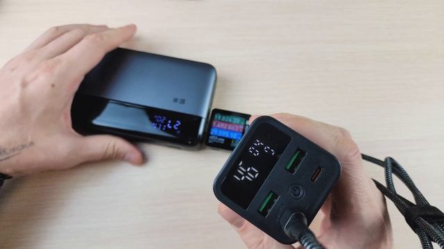 ZIME 145W 25000 mAh PowerBank как работает порт USB Type-C №1 совместно с другими повербанками смотреть онлайн