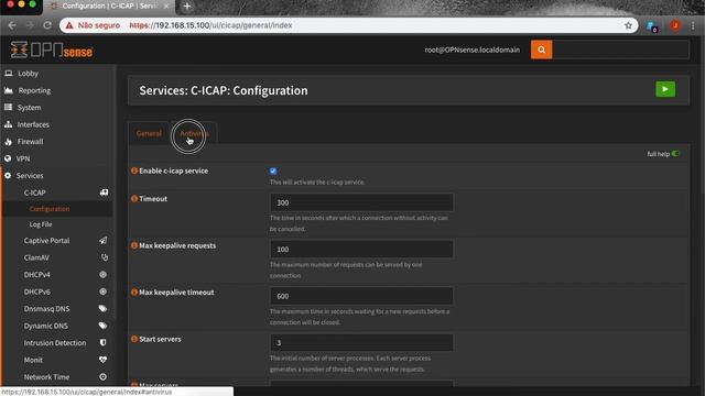 OPNsense - Proxy HTTP com AntiVirus смотреть онлайн