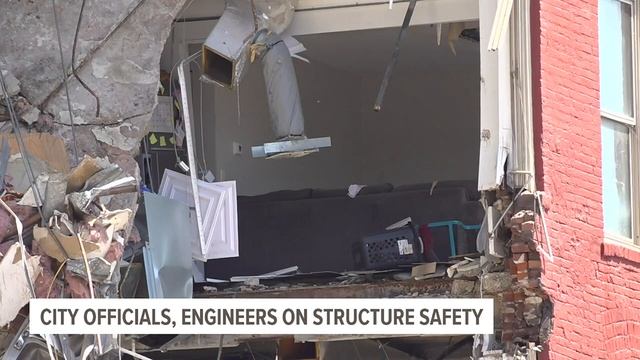 Engineers Worry Over Structural Stability Of Partially Collapsed Davenport Building