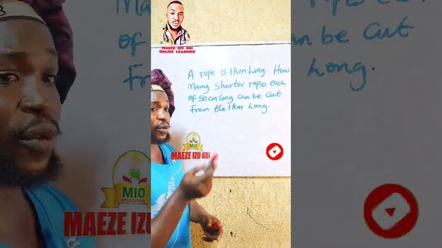 how many short rope of 50cm can be cut from 1km. #math #cm #viral #trending #fyp #km смотреть онлайн