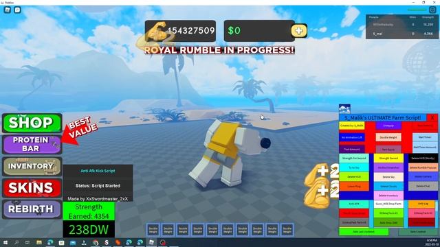 Grinding on my Alt in Boxing Simulator 2! (246 Double Weight Grind) смотреть онлайн