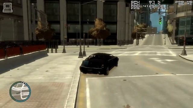 Grand Theft Auto 4 Gameplay ATI Radeon HD 3450 смотреть онлайн
