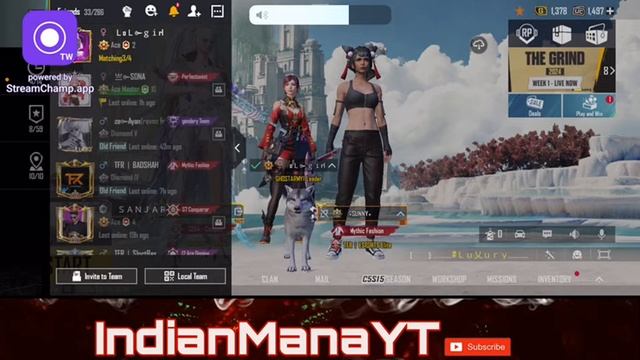 BGMI RUSH GAMEPLAY | IndianManaYT IS LIVE🔴 #marathiyoutuber смотреть онлайн