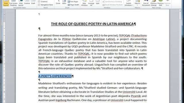 Discover the LinguisTech Virtual Desktop (Microsoft Word 2010 at a glance) смотреть онлайн