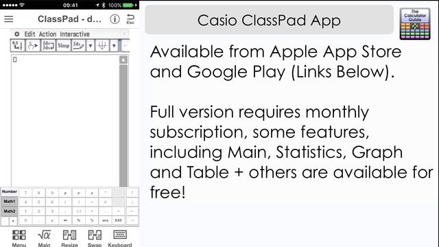 Casio Classpad Is Now Available As An App! (iOS, Android Casio Calculator Application) смотреть онлайн