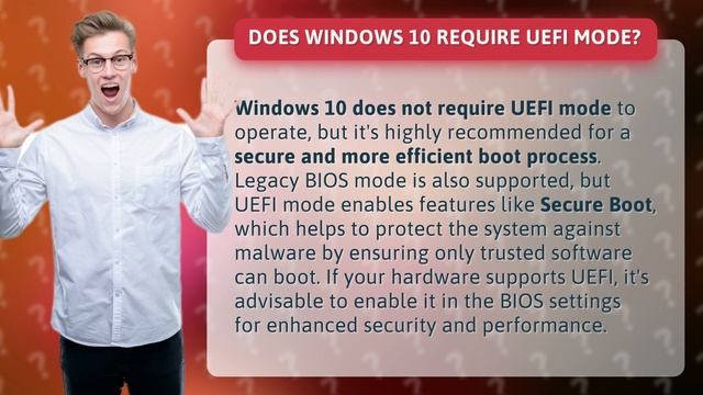 Does Windows 10 require UEFI mode? смотреть онлайн