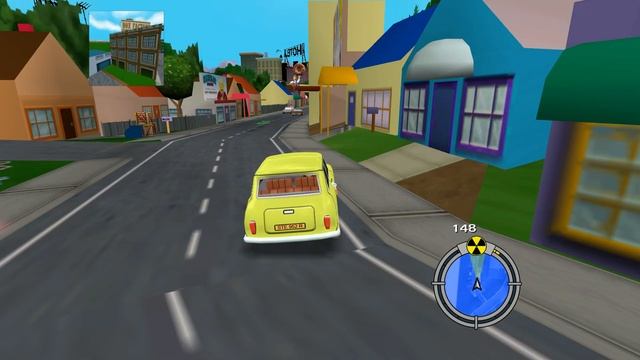 The Simpsons Hit & Run - Mr. Bean In Road Rage Returns - Level 2