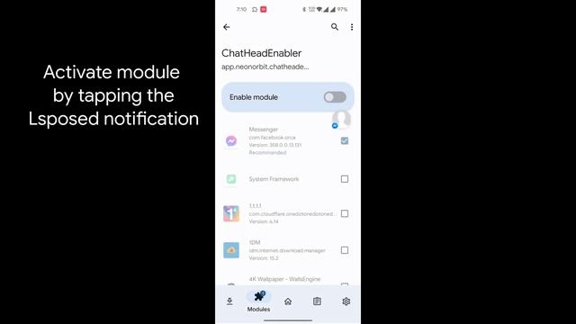 How to enable messenger chat head | Android 11/12-any device[ROOT]-how to fix messenger chat bubble смотреть онлайн