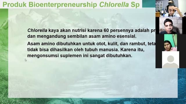 Pendidikan Biologi Unkriswina - Bioenterpreneurship - Materi 10 (Bioenterpreneurshi Chlorella)