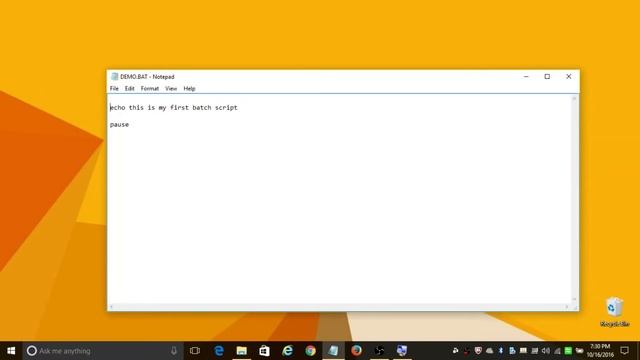 Basics of Batch(.bat) files смотреть онлайн