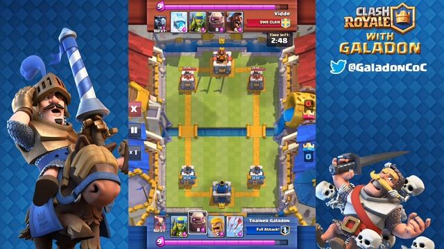 Clash Royale GLOBAL! ♦ GOLEM Strategy THREE Crown Wins! ♦ смотреть онлайн