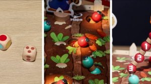 Енот Молиз идёт на ферму — развивающая настольная игра от Hape