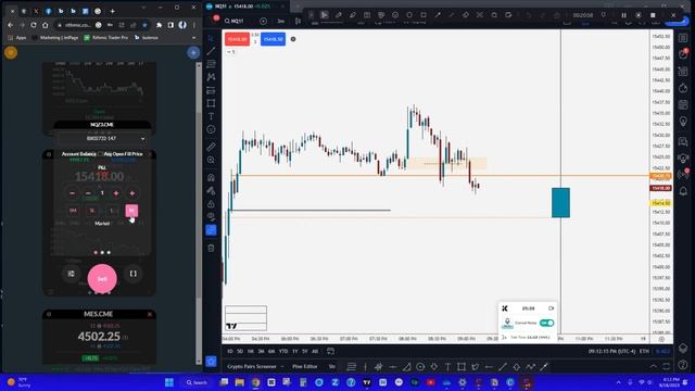 Use Tradingview + With Rithmic Work Around смотреть онлайн