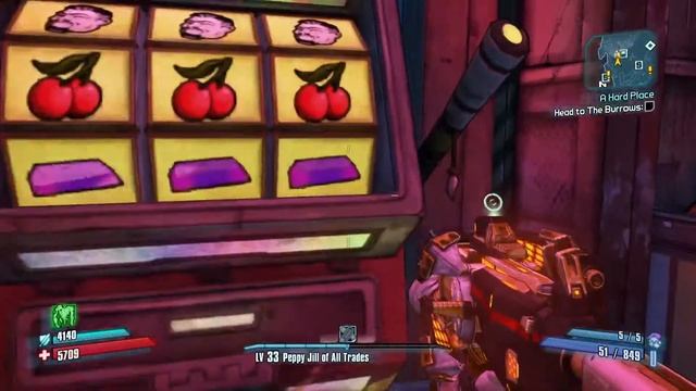 Borderlands 2 trying to get good gear from the slot machine in the backburner смотреть онлайн