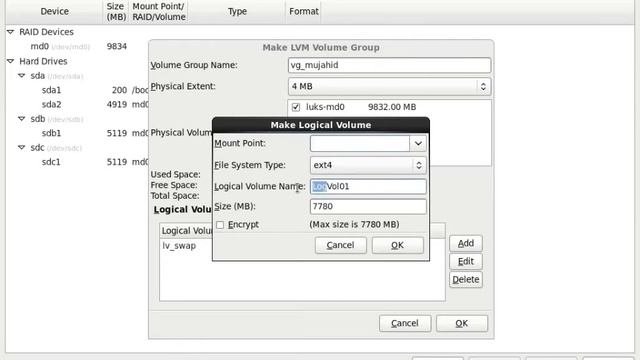 CentOS 63 Installation on Software RAID 5 смотреть онлайн