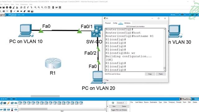 30 - Layer 3 Inter-VLAN Routing (Packet Tracer) смотреть онлайн