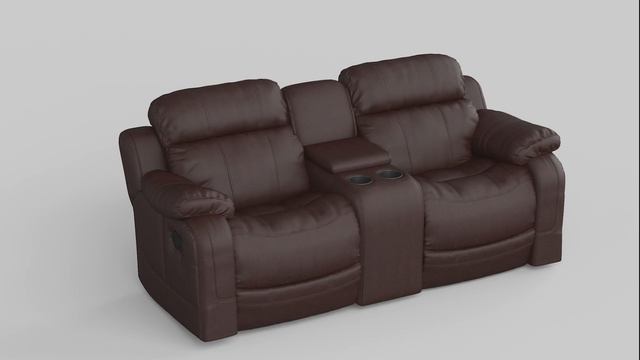 Viggo Double Glider Reclining Love Seat