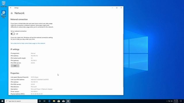Setting a static IP in Windows 10 смотреть онлайн