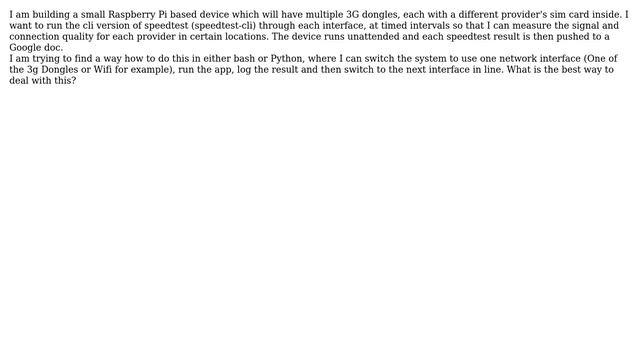 How to cycle through multiple network interfaces in Linux (bash), running an app using each one... смотреть онлайн