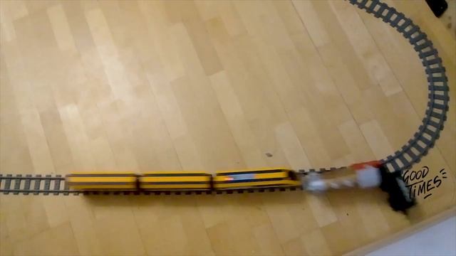 Awesome! Can the freight train stop the passenger lego train 60197? смотреть онлайн