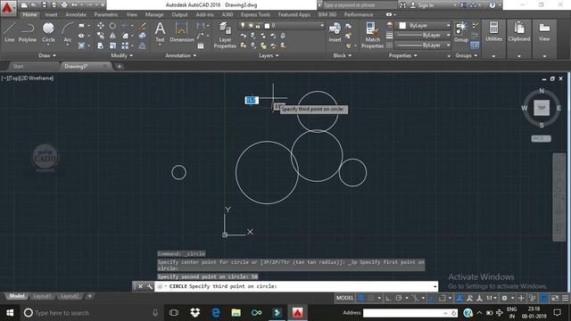 AutoCAD Tutorial-7|Drafting Tools Session-2|AutoCAD தமிழில்|Tamil CADD смотреть онлайн