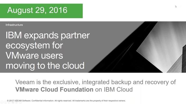 [Veeam and IBM] Staying Ahead of New Availability Requirements with the Hybrid Cloud смотреть онлайн
