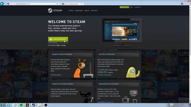 How to Download STEAM on Windows!!! 2016/2017 смотреть онлайн