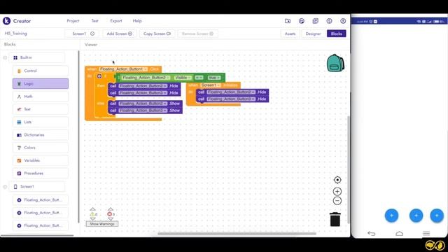 Kodular Tutorial In Tamil - Floating Action Button