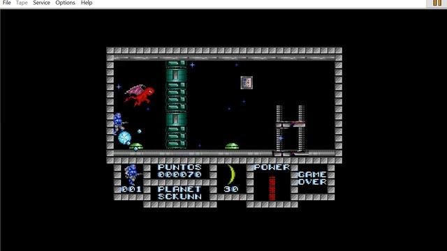Game Over 256 Colores - ZX Spectrum - ZX-Poly emulator 2.0.4 - test Windows 10 смотреть онлайн