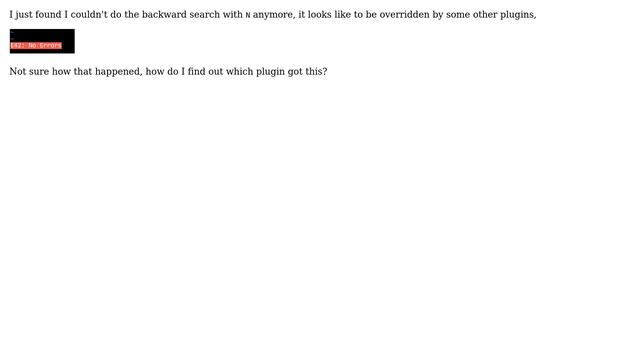 Unix & Linux: Can't do backward search with big N in vim, some plugins override it (2 Solutions!!) смотреть онлайн