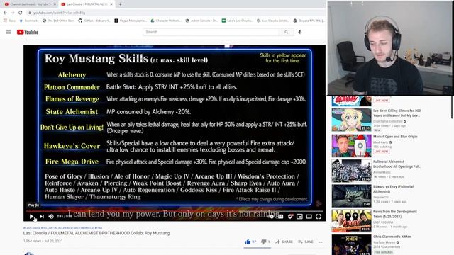 THE GOD OF FIRE DPS?? Roy Mustang & New LR Ark Info Analysis/Breakdown | Last Cloudia смотреть онлайн